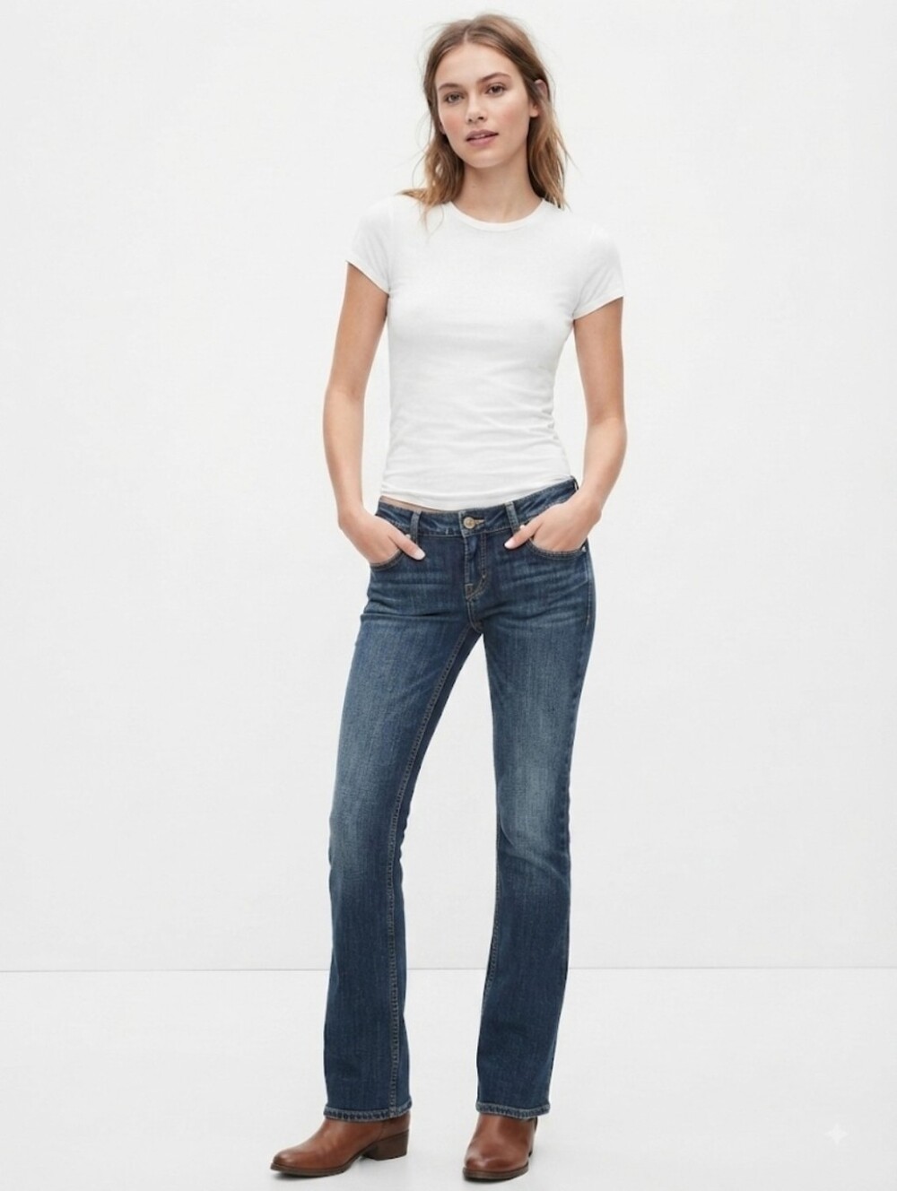 Banana Republic Mid Wash Bootcut Jeans Size 0P